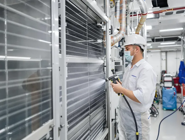 Professional AC coil cleaning by Rockland Air Duct Cleaning in Rockland