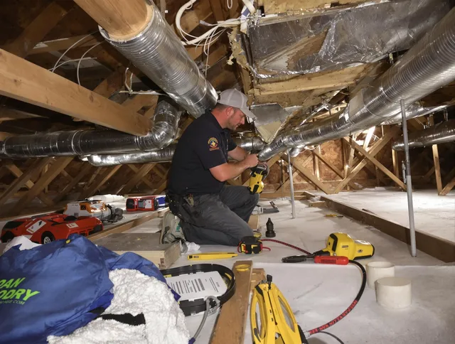 Professional air duct repair by Rockland Air Duct Cleaning in Rockland
