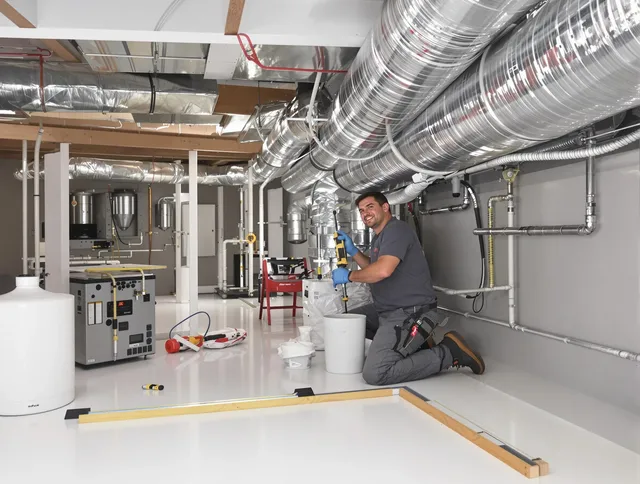 Professional duct sealing service by Rockland Air Duct Cleaning in Rockland