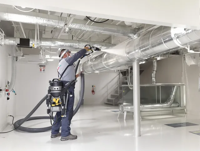 Professional central duct cleaning by Rockland Air Duct Cleaning in Rockland