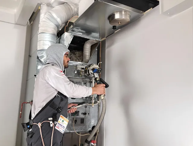 Expert furnace duct cleaning by Rockland Air Duct Cleaning in Rockland